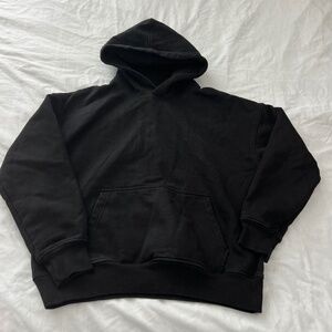 hours black pullover hoodie